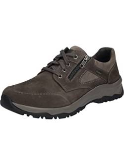 Josef Seibel Herren Low-Top Sneaker Leroy 55,Weite H (Weit),Wechselfußbett,wasserdicht,schnürschuhe,schnürer,Grau (anthrazit-Kombi),42 EU von Josef Seibel