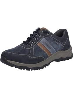 Josef Seibel Herren Low-Top Sneaker Leroy 56,Weite H (Weit),Wechselfußbett,wasserdicht,Strassenschuhe,Sportschuhe,Blau (Indigo-Kombi),44 EU von Josef Seibel