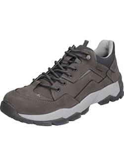 Josef Seibel Herren Low-Top Sneaker Philipp 51,Weite G (Normal),Wechselfußbett,wasserdicht,Freizeitschuhe,Grau (Asphalt-Kombi),42 EU von Josef Seibel