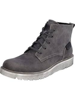 Josef Seibel Herren Schnürstiefeletten Cooper 04,Weite G (Normal),Wechselfußbett,Kurzstiefel,uebergangsschuhe,Grau (Asphalt-Kombi),39 EU von Josef Seibel