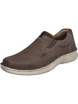 Josef Seibel Herren Slipper Alan 01,Weite K (Extra weit),Wechselfußbett,Mokassins,Halbschuhe,Schlupfschuhe,Loafer,Braun (Vulcano-Kombi),44 EU von Josef Seibel