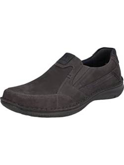 Josef Seibel Herren Slipper Anvers 63,Weite K (Extra weit),Wechselfußbett,Businessschuhe,Anzugschuhe,Office,büro,Slides,Grau (Granit),41 EU von Josef Seibel