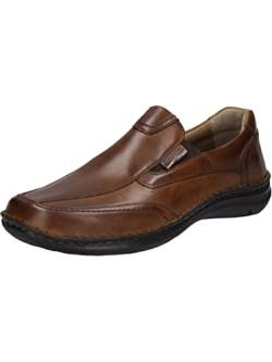 Josef Seibel Herren Slipper Anvers 67,Weite K (Extra weit),Wechselfußbett,büro,Freizeit,Mokassins,Halbschuhe,Slip-ons,Braun (Cognac),45 EU von Josef Seibel