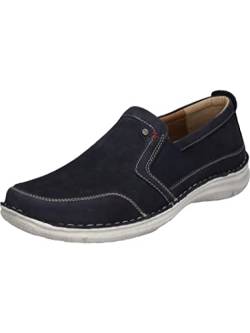 Josef Seibel Herren Slipper Anvers 71,Weite K (Extra weit),Wechselfußbett,Schlupfschuhe,schluepfschuhe,Loafer,Slip-ons,Indigo,41 EU von Josef Seibel