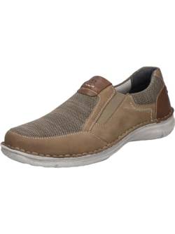 Josef Seibel Herren Slipper Anvers 78,Weite K (Extra weit),Wechselfußbett,Mokassins,Halbschuhe,Schlupfschuhe,Loafer,Sand-Kombi,43 EU von Josef Seibel