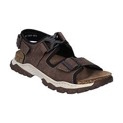 Josef Seibel Herren Trekking Sandalen Janosch 02,Weite G (Normal),Wechselfußbett,offene schuhe,outdoorsandalen,men's,man,Braun (mocca),46 EU von Josef Seibel