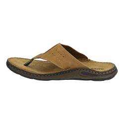 Josef Seibel Herren Zehentrenner Maverick 05, Männer Sandalen,Weite G (Normal),offene Schuhe,Strandschuhe,flip Flops,Braun (Castagne),42 EU von Josef Seibel