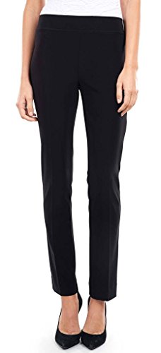 Joseph Ribkoff Black Elastic Waist Pull-on Stretch Pants Style L143105 - Size 12 von Joseph Ribkoff