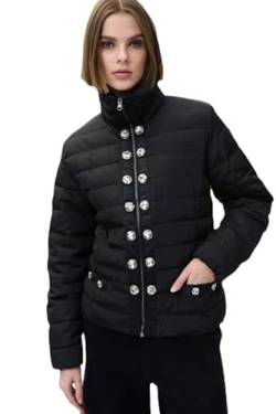 Joseph Ribkoff Coat 224908 | M | Black von Joseph Ribkoff