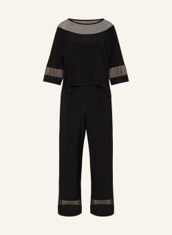 Joseph Ribkoff Mesh-Jumpsuit schwarz von Joseph Ribkoff