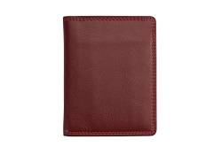 Josephine Osthoff Ausweis-Etui Ausweisetui Personalausweishülle Hochformat Ausweishülle Leder Damen Ausweistasche Herren Passport Cover RFID-Schutz ohne Münzfach (950), Farbe:Bordeaux von Josephine Osthoff Handtaschen-Manufaktur