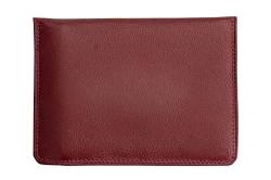 Josephine Osthoff Ausweisetui Reisepasshülle Hochformat Ausweishülle Leder Damen Gross Ausweistasche Herren Passport Cover RFID-Schutz Brieftasche ohne Münzfach (941), Farbe:Bordeaux von Josephine Osthoff Handtaschen-Manufaktur