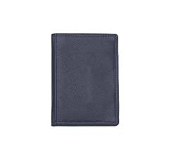 Josephine Osthoff EC-Karten und Ausweisetui Herren Leder Kreditkartenetui Kartenetui Damen RFID-Schutz Slim Wallet Card case mit Geldscheinfach (935), Farbe:Marine von Josephine Osthoff Handtaschen-Manufaktur