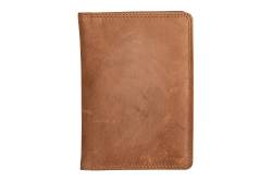 Josephine Osthoff Passport Herren Leder Reisepasshülle Passport Cover Damen RFID-Schutz Ausweistasche Slim Wallet (945), Farbe:Safari von Josephine Osthoff Handtaschen-Manufaktur