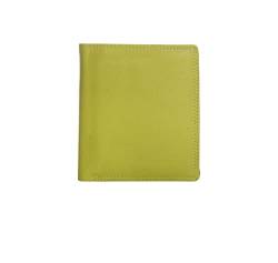 Josephine Osthoff MOOS Geldbörse echt Leder mit RFID Schutz, Farbe:Limone von Josephine Osthoff