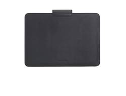 Josephine Osthoff Tablet Notebook Laptop Hülle aus 100% Echtleder passend für bis zu 13 Zoll, Magnetverschluss mit Halter für Pen, Farbe:Schwarz von Josephine Osthoff