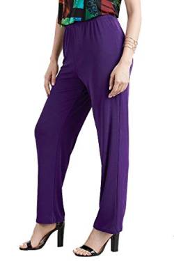 Jostar Damen Stretchy Big Pants - Violett - X-Groß von Jostar