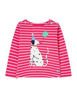 joules Baby-Mädchen Harbour Artwork T-Shirt, Dalpink, 0-3 von Joules