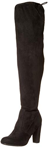 Journee Collection Damen Kniestiefel, Schwarz (schwarz), 38 EU von Journee Collection