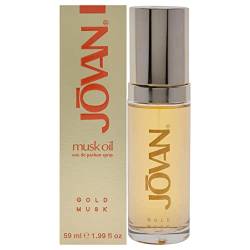 Jovan Gold Musk Eau de Parfum Natural Spray for woman, 1er Pack (1 x 59 ml) von Jovan