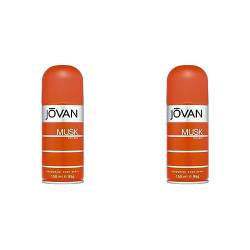 Jovan Musk for men Deo Body Spray, 2er Pack (1 x 0.15 l) von Jovan