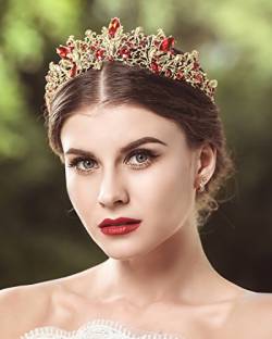 Jovono Hochzeit Kronen und Diademe Prinzessin Kristall Party Haar-Accessoires für Frauen von Jovono