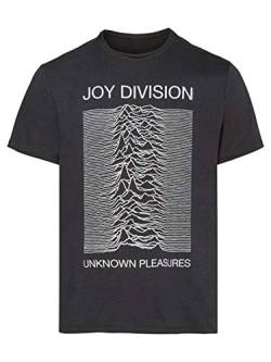Amplified Herren Joy Division Unknown Pleasures T-Shirt, Grau (Charcoal Cc), XXL von Joy Division