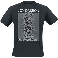 Joy Division T-Shirt - Unknown pleasures - S bis XXL - für Männer - Größe XL - schwarz  - Lizenziertes Merchandise! von Joy Division