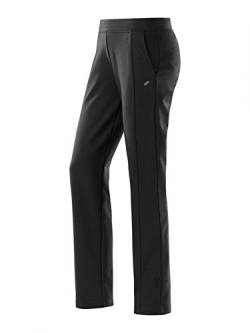Joy Sportswear Freizeithose SINA für Damen - sportliche Jogginghose mit geradem Schnitt | Lange Sport Hose mit hohem Baumwolle & Stretch-Material Normalgröße, 36, Black von Joy Sportswear