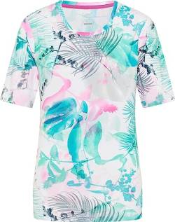 Joy Sportswear Damen Sport-T-Shirt Clara ideal für Sport und Freizeit 40, Tropical Green Print von Joy Sportswear