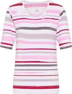 Joy Sportswear Damen Sport-T-Shirt Dora ideal für Unterwegs und Zuhause 50, Boysenberry Stripes von Joy Sportswear