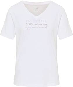 Joy Sportswear Damen Sport-T-Shirt JIL ideal für Unterwegs und Zuhause 40, White von Joy Sportswear