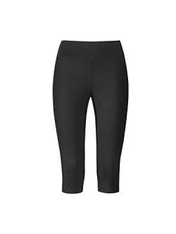 Joy Sportswear Fabrizia Damen Caprihose für Sport, Fitness & Freizeit Normalgröße, 46, Black von Joy Sportswear