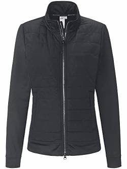 Joy Sportswear Polly Sweatjacke für Damen, langärmelige Zip-Jacke mit seitlichen Reißverschlusstaschen, ideal für Sport, Gymnastik und Freizeitaktivitäten 48, Black von Joy Sportswear