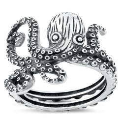 Sterling Silber Octopus Ring LTDKLRP145102-90 von Joyara