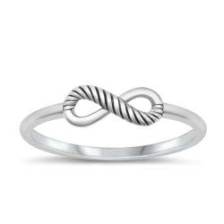 Sterling Silber Unendlichkeit Ring LTDKLRP144888-50 von Joyara