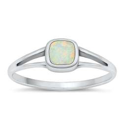 Sterling Silber Weiß Opal Ring LTDONRS131514-WO100 von Joyara