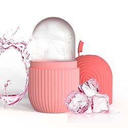 Joyeee Ice Roller, Facial Eisroller Augeneismassage Gesichtsbehandlung Schönheit Hautpflege Eiskompresse Schrumpft Poren, Anti-Falten, reduziert Schwellungen, verbessert die Hautelastizität, Rosa von Joyeee