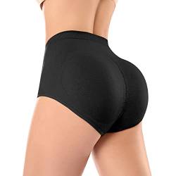 Joyshaper Po Push Up Unterhose Damen Padded Butt Lifter Shapewear Gepolsterte Höschen Body Shaper Bauchweg Hose Hip Enhancer Panties Po Lifting Figurformende Miederslip Shaping Unterwäsche M von Joyshaper