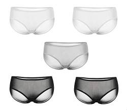 Joyunii Bikini Slip Damen aus 100% Seide Unterhosen Atmungsaktive Panty Hipster Unterwäsche von Joyunii