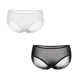 Joyunii Bikini Slip Damen aus 100% Seide Unterhosen Atmungsaktive Panty Hipster Unterwäsche von Joyunii