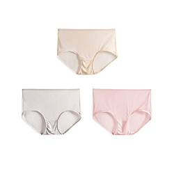 Joyunii Bikini Slip aus reinem Seidenfibroin Damen Briefs Atmungsaktive mit Mittlere Taille von Joyunii