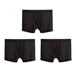 Joyunii Boxershorts Herren Slips 100% Seide Unterhosen Schlüpfer Männer Unterwäsche von Joyunii