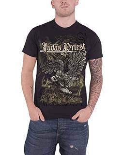 Judas Priest Herren Sad Wings T-Shirt, Schwarz, M von Judas Priest
