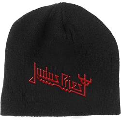 Judas Priest Mütze Beanie Fork Band Logo Firepower Nue offiziell Schwarz One Size von Judas Priest