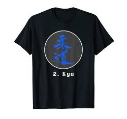 Judo Gürtelprüfung 2. Kyu blauer Judo Gürtel T-Shirt von Judo Judoka Japan - Judo Geschenk