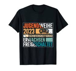 Jugendweihe 2023 Gocker Schwierigkeitsgrad Erwachsene Konfirmation T-Shirt von Jugendliche Konfirmation und Jugendweihe Outfits