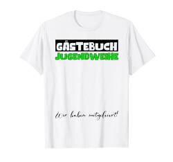 Jugendweihe Deko Gästebuch 2024 Firmung Osten Mädchen Jungen T-Shirt von Jugendweihe Kleider Erwachsen Werden Konfirmation