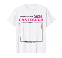 Gästebuch Unterschreiben Jugendweihe DDR Tochter Gästeliste T-Shirt von Jugendweihe Mädchen Gästebuch Konfirmation 2024