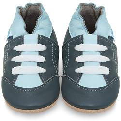 Juicy Bumbles Lauflernschuhe Jungen Krabbelschuhe Baby Schuhe 12-18 Monate Graue Turnschuhe von Juicy Bumbles